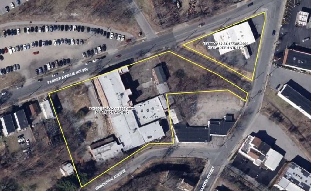Aerial view of project site plan, via ny.gov